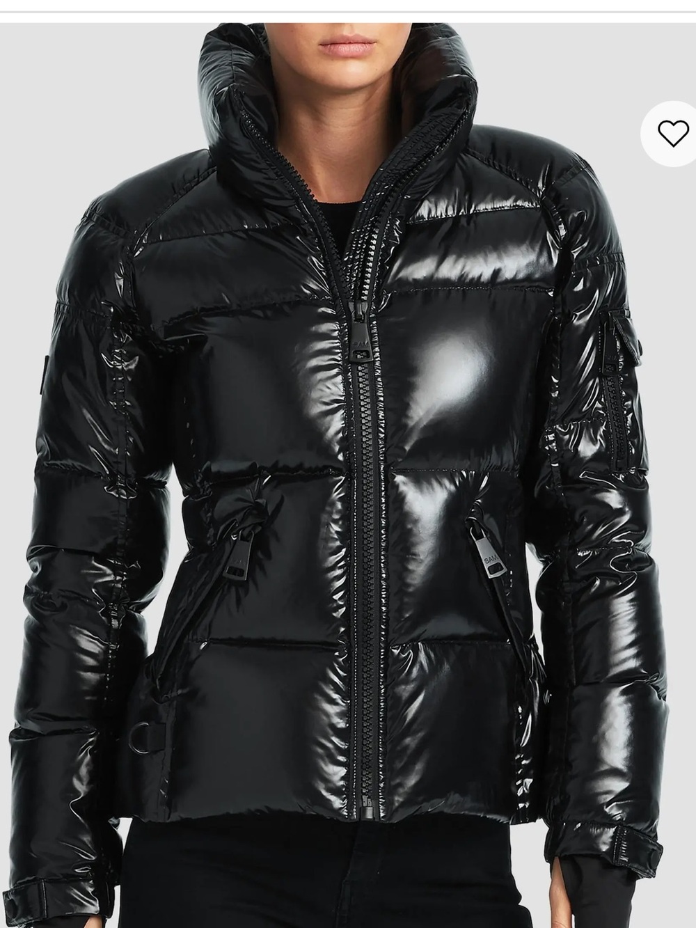 SAM. Black Puffer Jacket